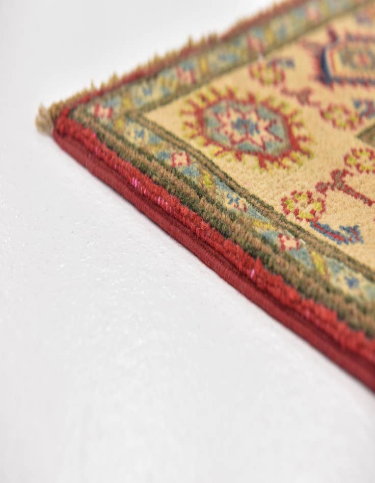 Detail image of  2' 8 x 4' 2  Hand Knotted Kazak Rug