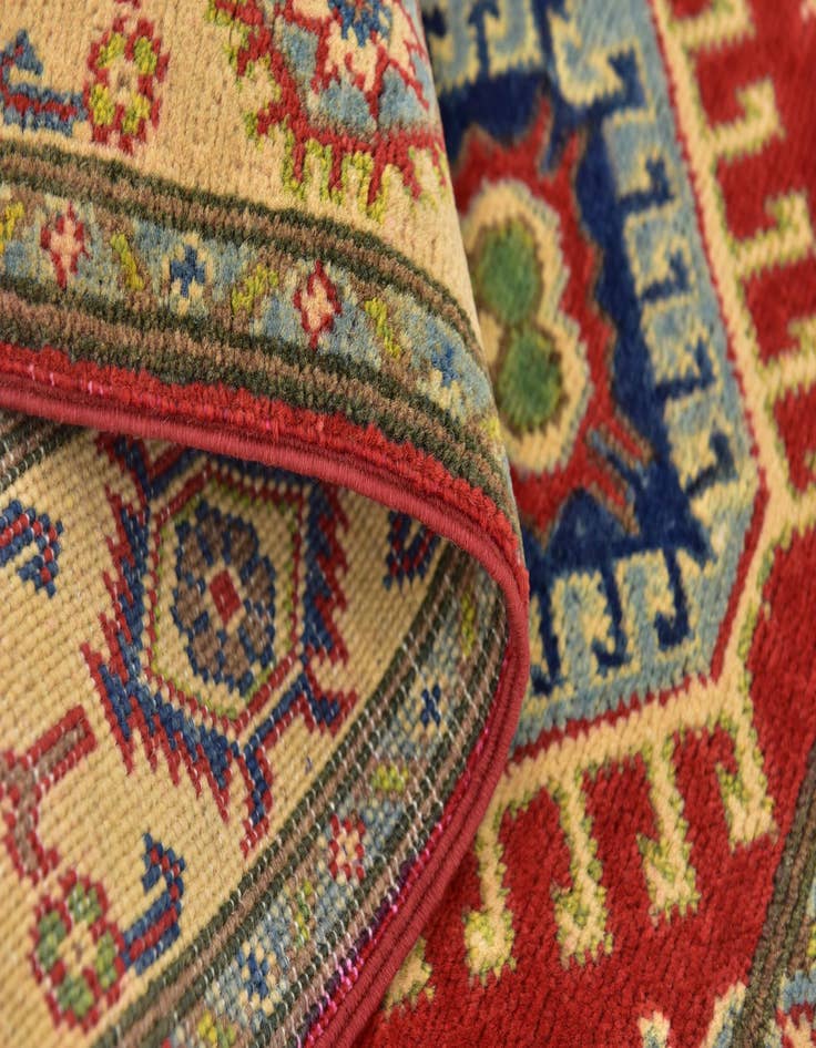 Detail image of  2' 8 x 4' 2  Hand Knotted Kazak Rug