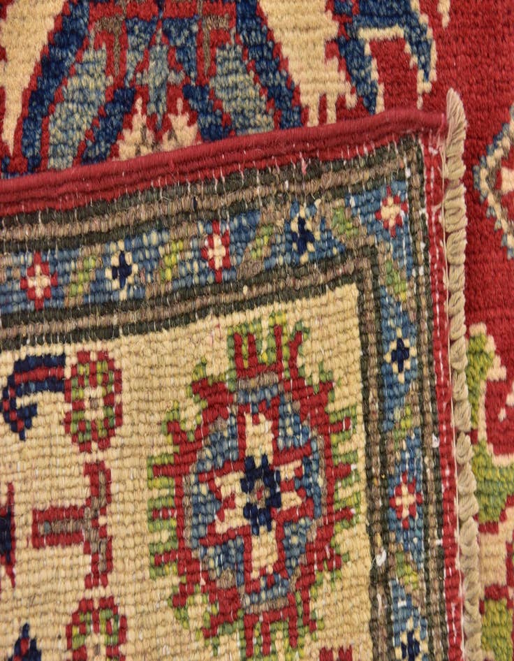Detail image of 2' 10 x 4' 3 Hand Knotted Kazak Rug