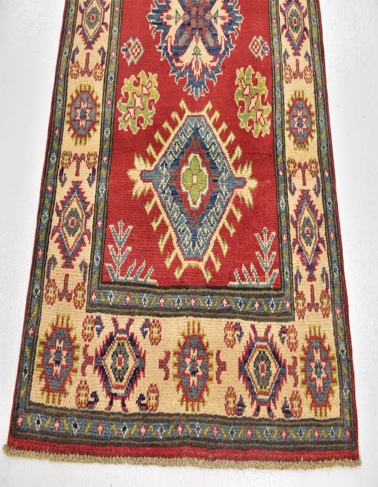 Detail image of 2' 10 x 4' 3 Hand Knotted Kazak Rug