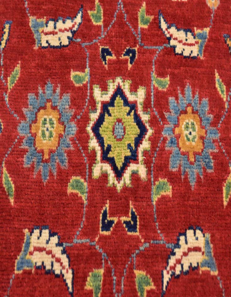 Detail image of  2' 7 x 4' 2  Hand Knotted Kazak Rug