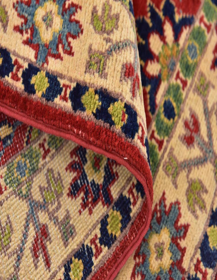 Detail image of  2' 7 x 4' 2  Hand Knotted Kazak Rug