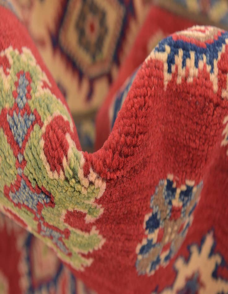 Detail image of  3' 3 x 5'  Hand Knotted Kazak Rug