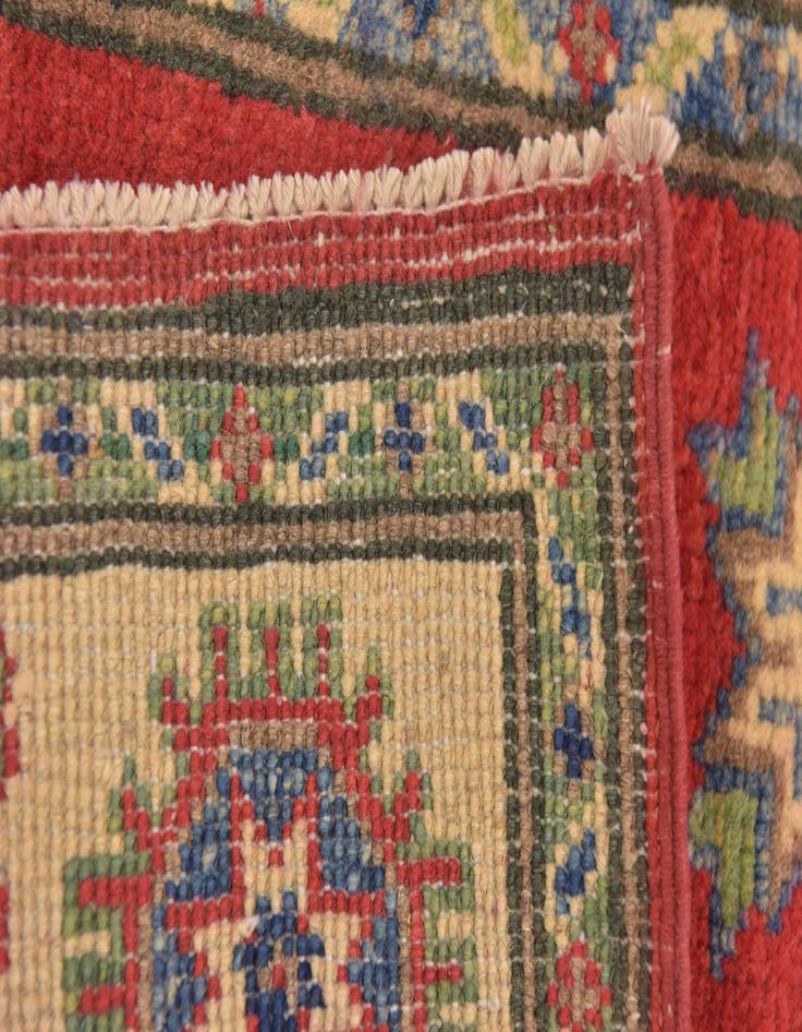 Detail image of  3' 3 x 5'  Hand Knotted Kazak Rug