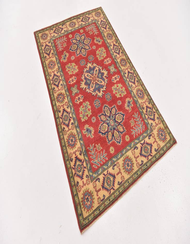 Detail image of  3' 3 x 5'  Hand Knotted Kazak Rug