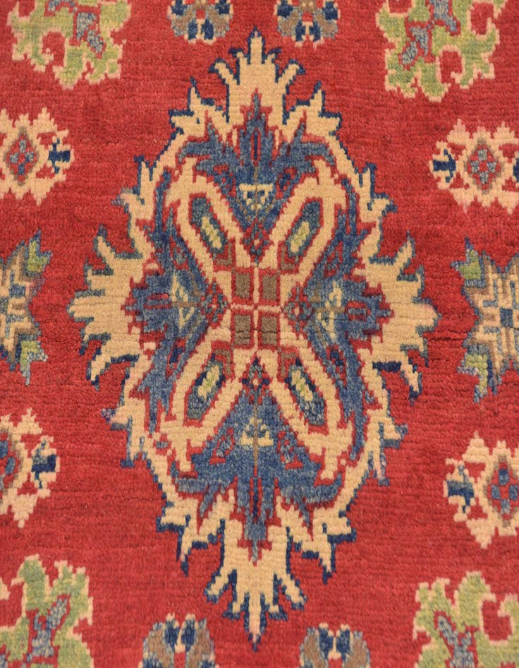 Detail image of  3' 3 x 5'  Hand Knotted Kazak Rug