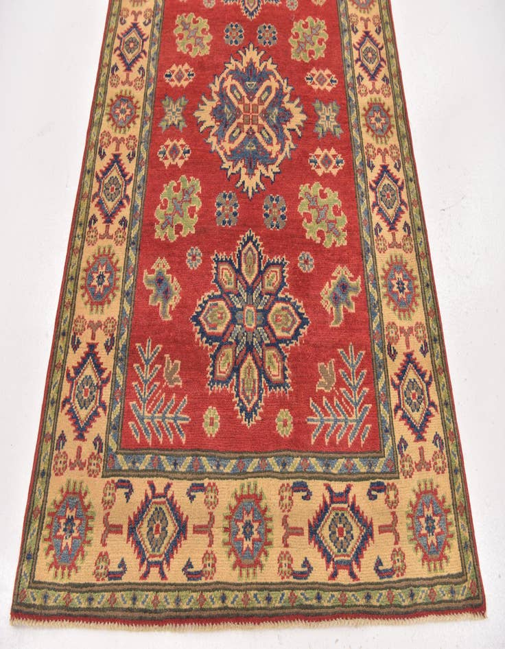 Detail image of  3' 3 x 5'  Hand Knotted Kazak Rug