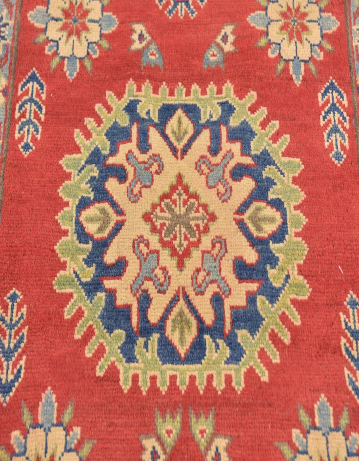 Detail image of 3' 3 x 4' 9 Hand Knotted Kazak Rug