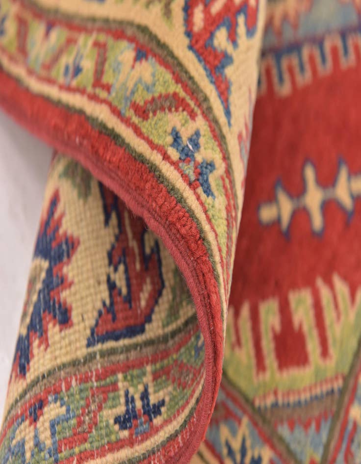 Detail image of 3' 3 x 4' 9 Hand Knotted Kazak Rug