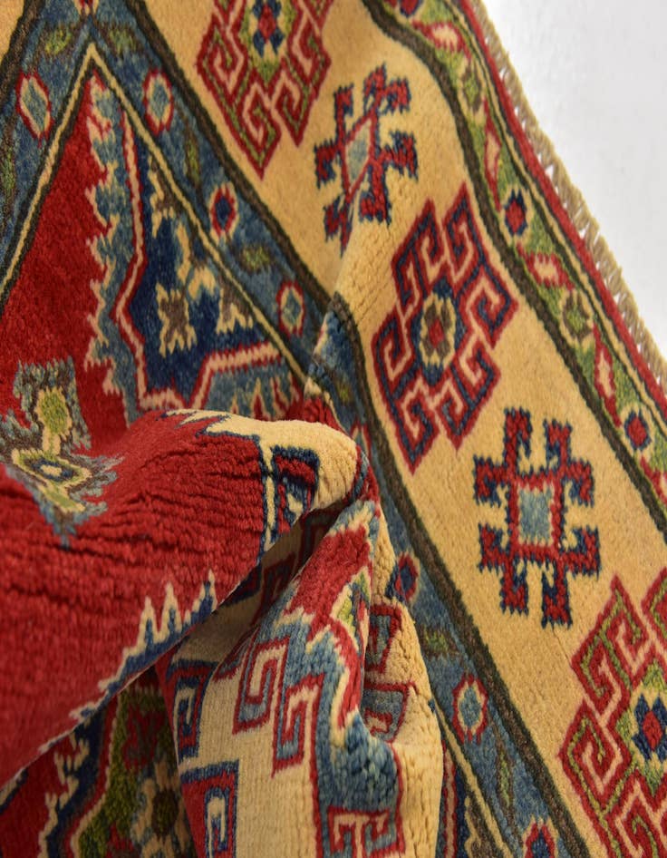 Detail image of  3' 3 x 4' 10  Hand Knotted Kazak Rug