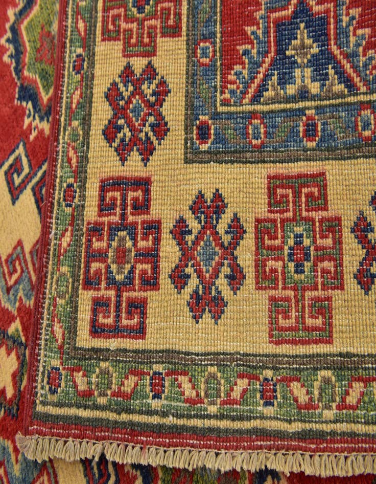 Detail image of  3' 3 x 4' 10  Hand Knotted Kazak Rug