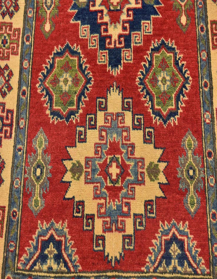Detail image of  3' 3 x 4' 10  Hand Knotted Kazak Rug