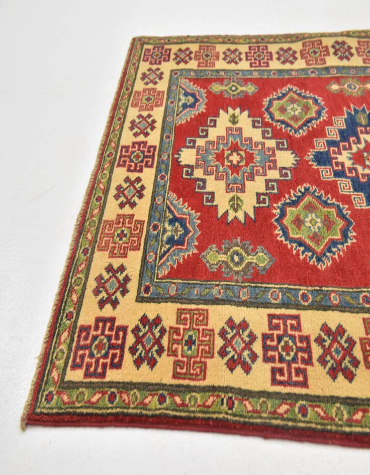 Detail image of  3' 3 x 4' 10  Hand Knotted Kazak Rug