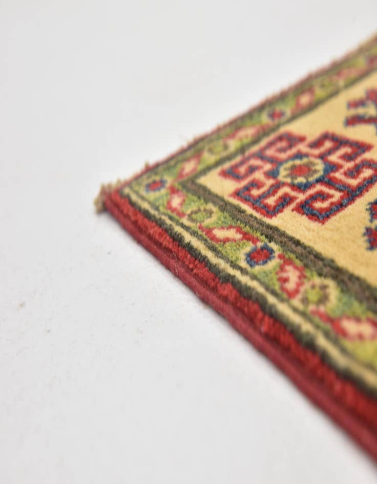 Detail image of  3' 3 x 4' 10  Hand Knotted Kazak Rug