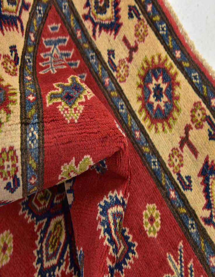 Detail image of  3' 2 x 5'  Hand Knotted Kazak Rug