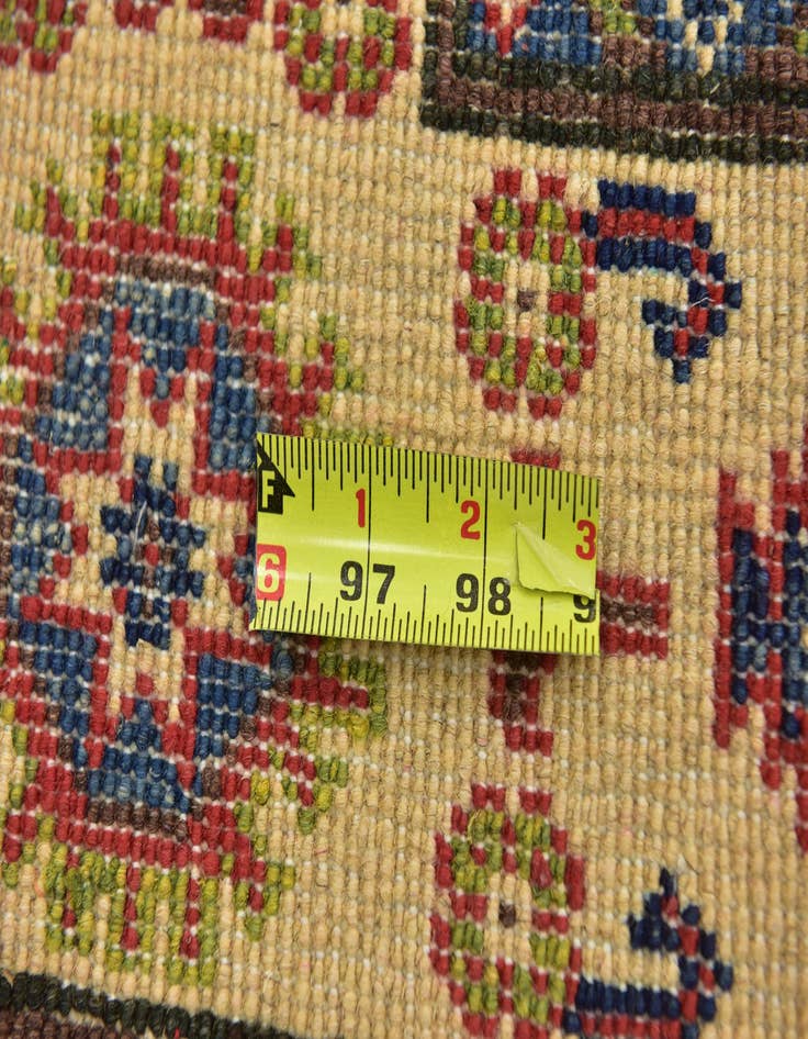 Detail image of  3' 2 x 5'  Hand Knotted Kazak Rug