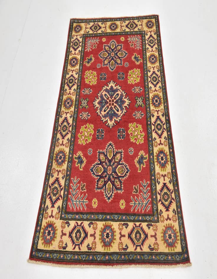 Detail image of  3' 2 x 5'  Hand Knotted Kazak Rug
