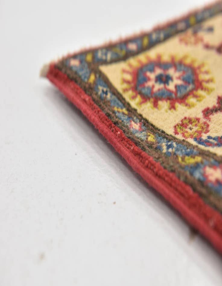 Detail image of  3' 2 x 5'  Hand Knotted Kazak Rug