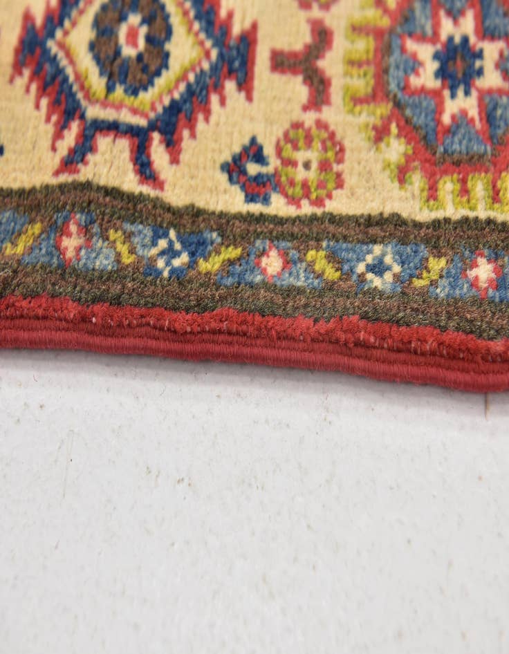Detail image of  3' 2 x 5'  Hand Knotted Kazak Rug