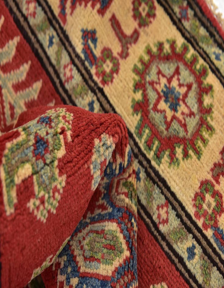 Detail image of  3' 3 x 5' 5  Hand Knotted Kazak Rug