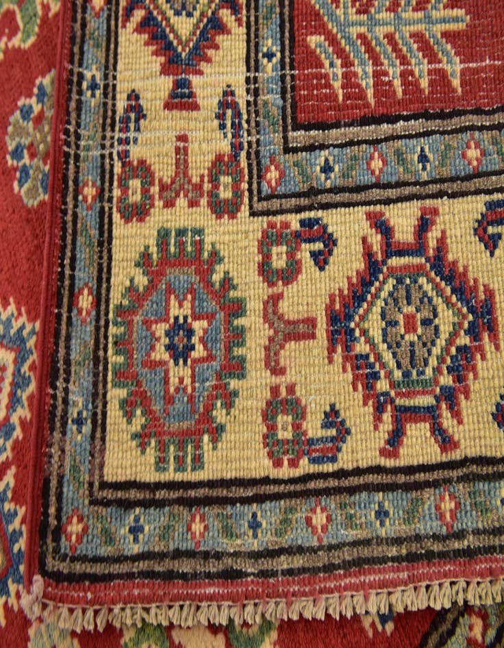 Detail image of  3' 3 x 5' 5  Hand Knotted Kazak Rug