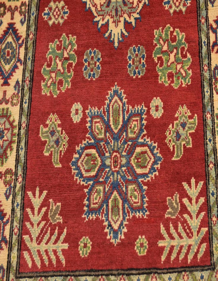 Detail image of  3' 3 x 5' 5  Hand Knotted Kazak Rug