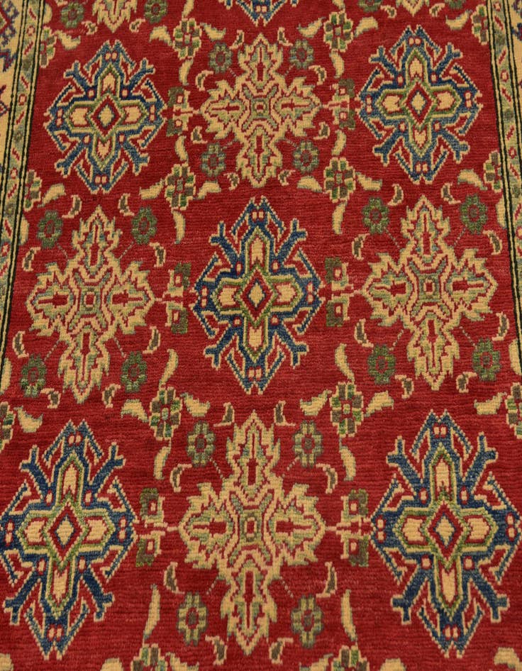 Detail image of  4' x 5' 9  Hand Knotted Kazak Rug