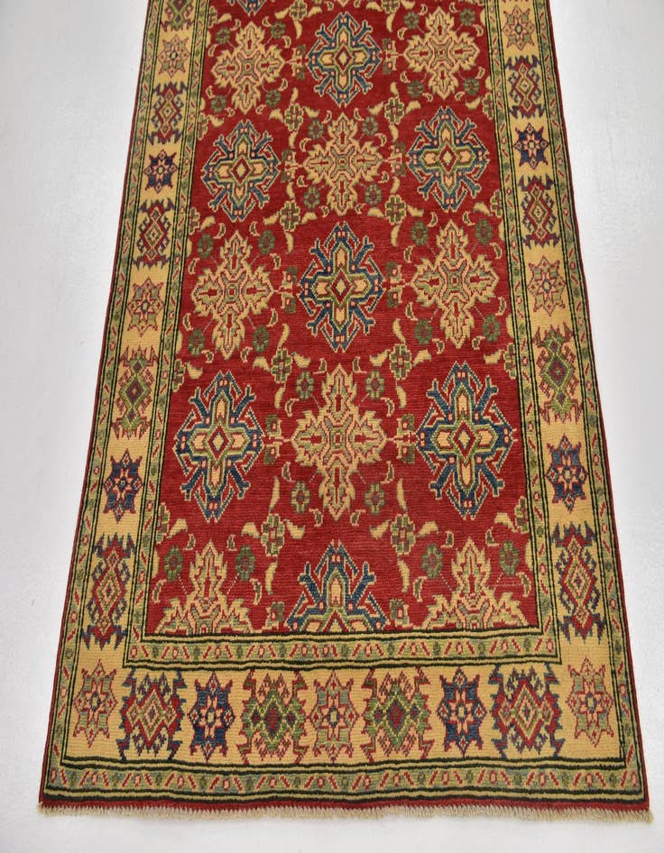 Detail image of  4' x 5' 9  Hand Knotted Kazak Rug