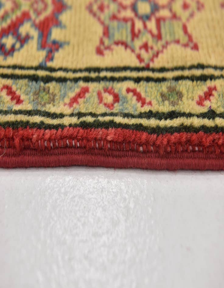 Detail image of  4' x 5' 9  Hand Knotted Kazak Rug