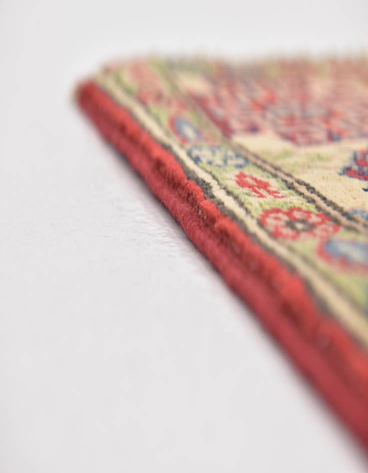 Detail image of  4' x 5' 10  Hand Knotted Kazak Rug