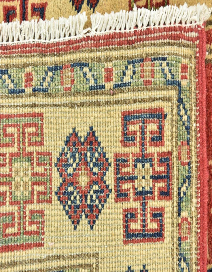 Detail image of  2' 7 x 4' 2  Hand Knotted Kazak Rug