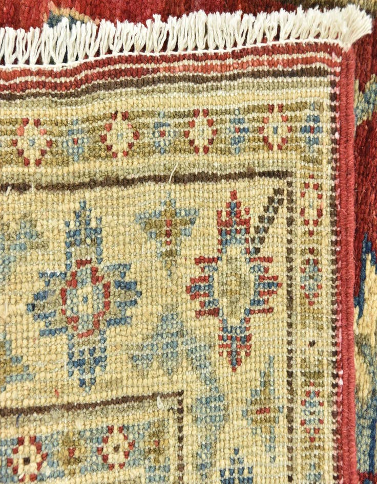 Detail image of  2' 8 x 4'  Hand Knotted Kazak Rug