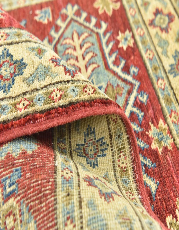 Detail image of  2' 8 x 4'  Hand Knotted Kazak Rug
