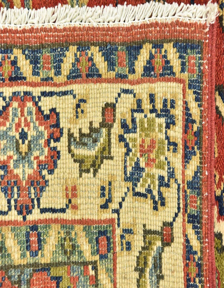 Detail image of  2' 9 x 4' 2  Hand Knotted Kazak Rug