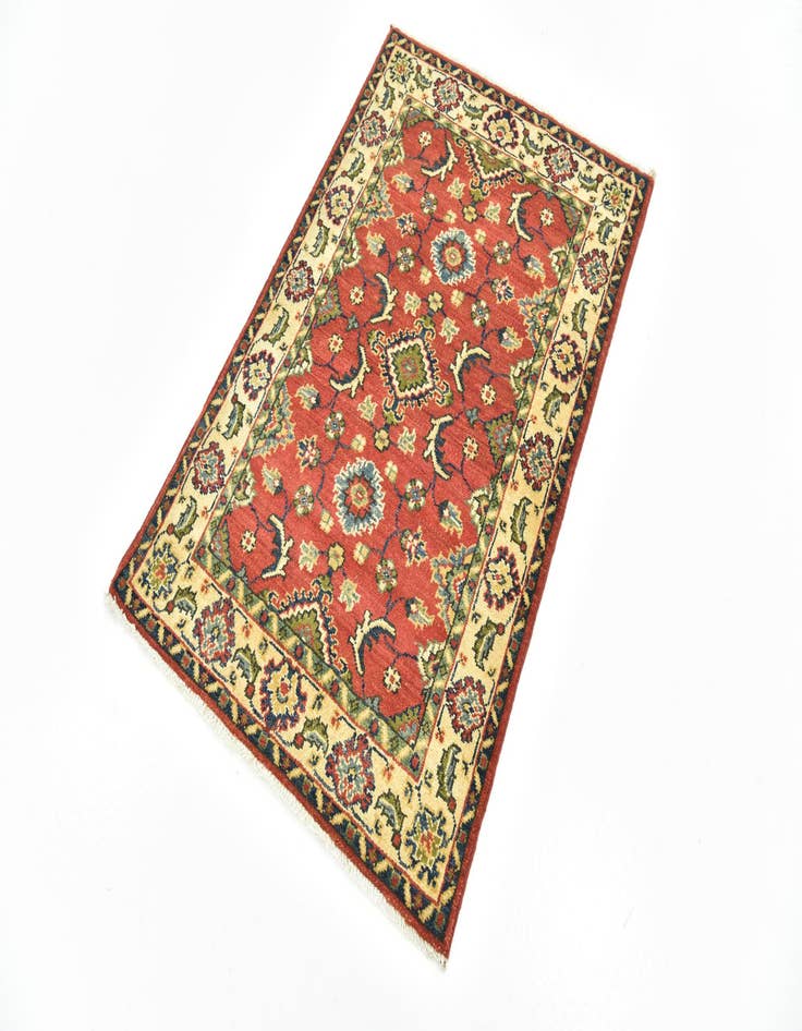 Detail image of  2' 9 x 4' 2  Hand Knotted Kazak Rug