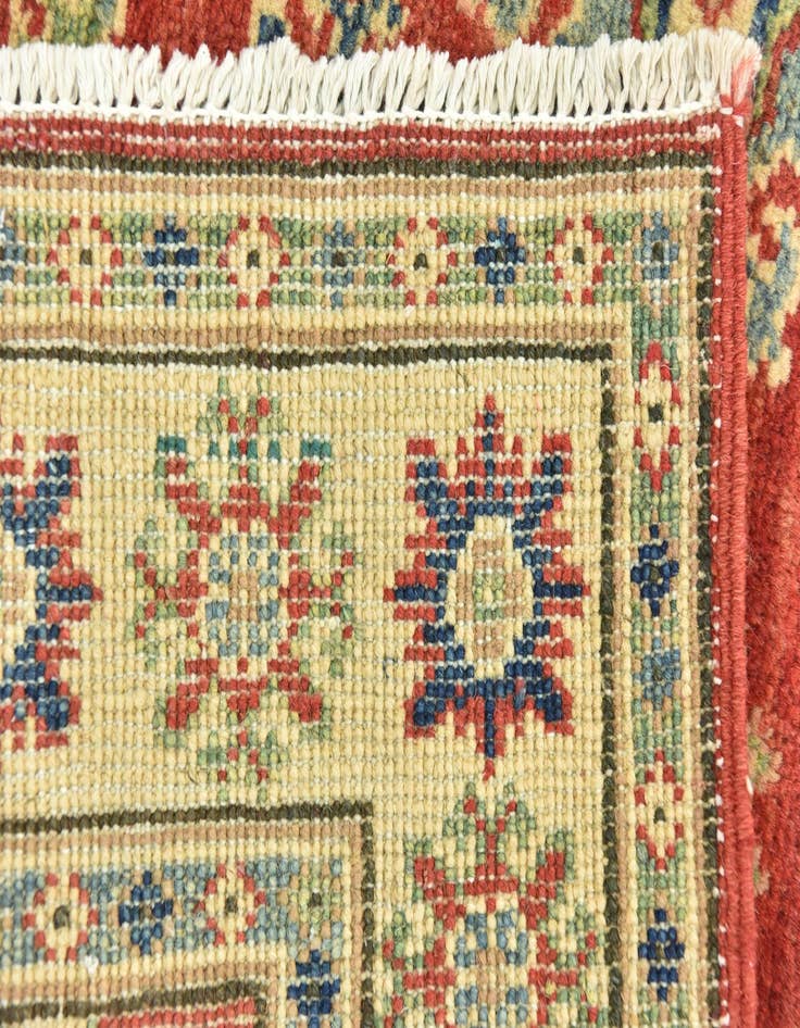 Detail image of  2' 9 x 4' 3  Hand Knotted Kazak Rug
