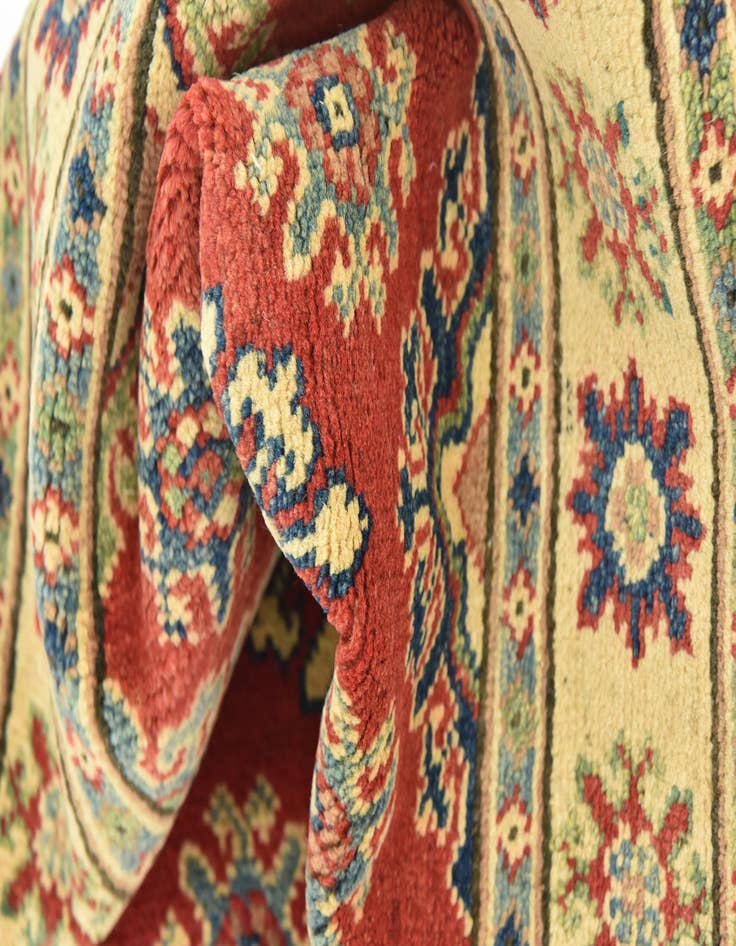 Detail image of  2' 9 x 4' 3  Hand Knotted Kazak Rug