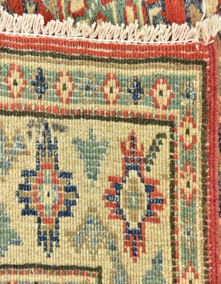 Detail image of  2' 9 x 4' 4  Hand Knotted Kazak Rug