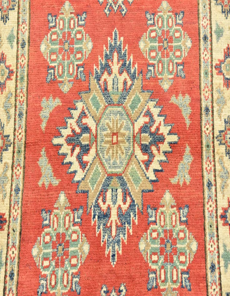 Detail image of  2' 9 x 4' 4  Hand Knotted Kazak Rug