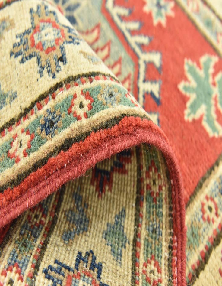 Detail image of  2' 9 x 4' 4  Hand Knotted Kazak Rug