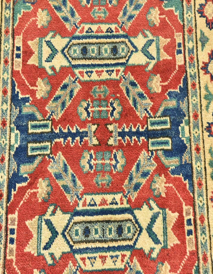 Detail image of  3' x 3' 10  Hand Knotted Kazak Rug