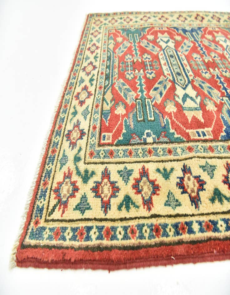Detail image of  3' x 3' 10  Hand Knotted Kazak Rug