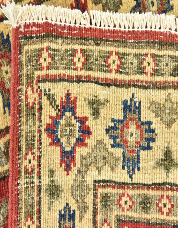 Detail image of  2' 9 x 4'  Hand Knotted Kazak Rug