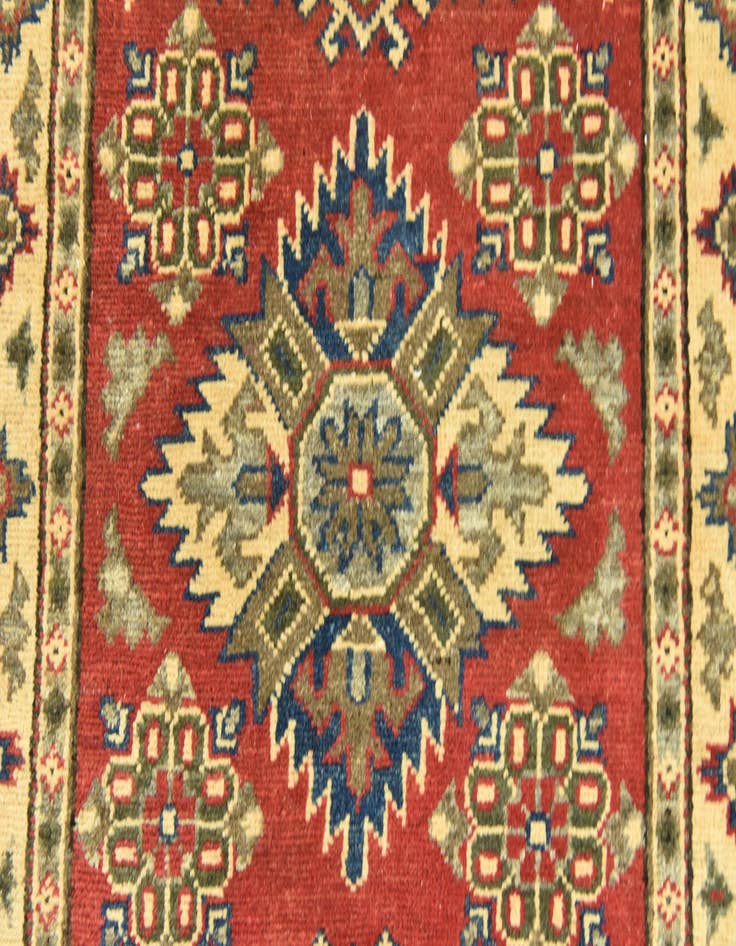 Detail image of  2' 9 x 4'  Hand Knotted Kazak Rug