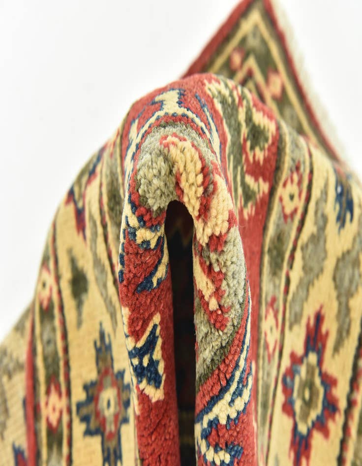 Detail image of  2' 9 x 4'  Hand Knotted Kazak Rug