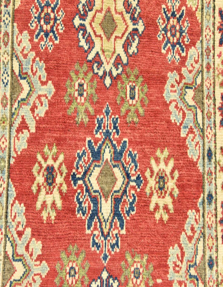 Detail image of  2' 10 x 4'  Hand Knotted Kazak Rug