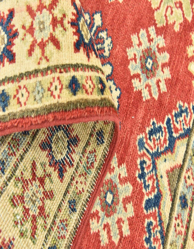 Detail image of  2' 10 x 4'  Hand Knotted Kazak Rug