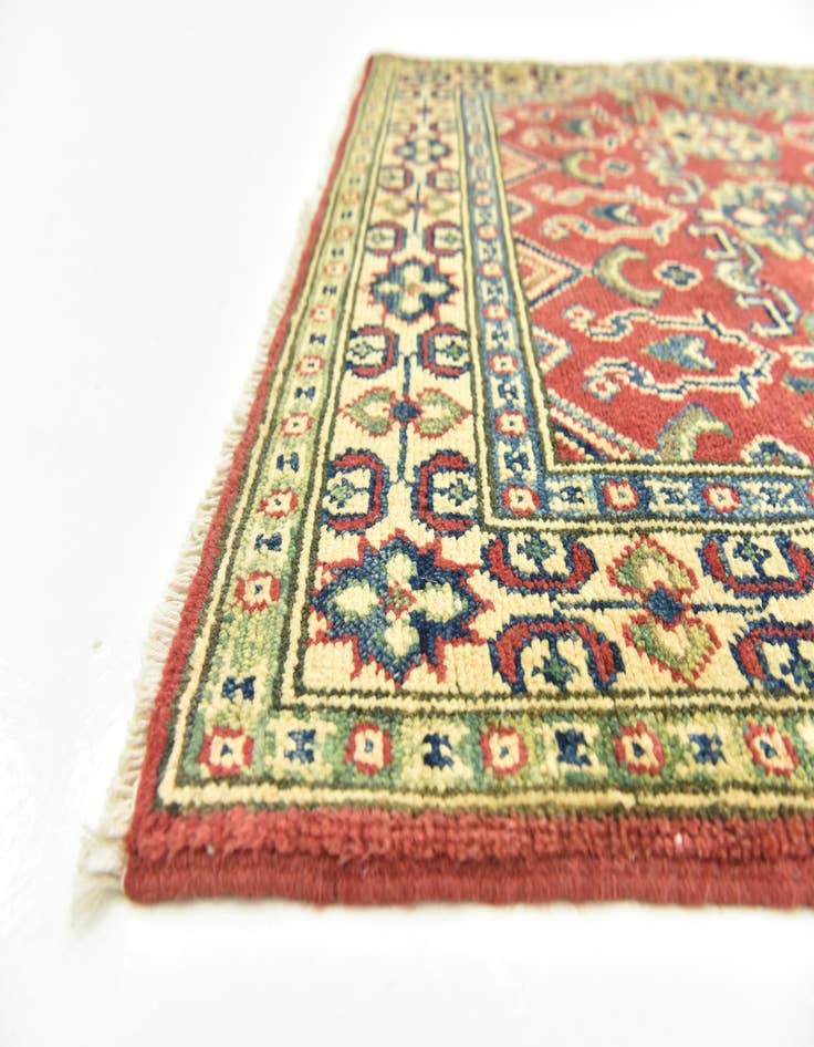 Detail image of  2' 9 x 4' 1  Hand Knotted Kazak Rug