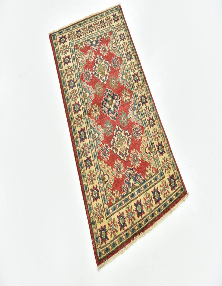 Detail image of  2' 6 x 4' 3  Hand Knotted Kazak Rug