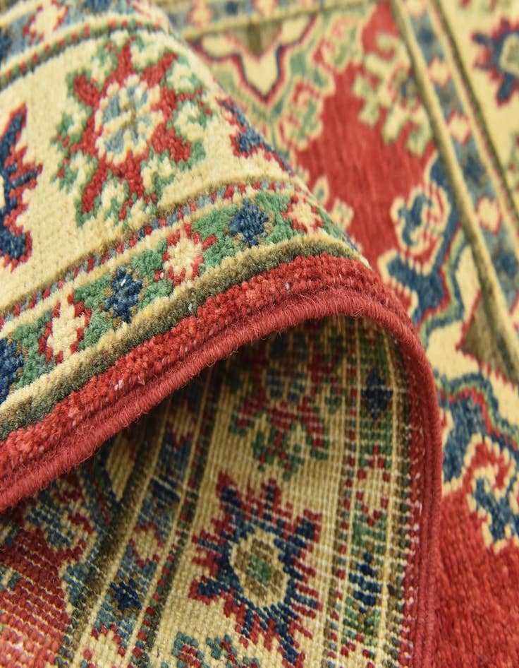 Detail image of  2' 6 x 4' 3  Hand Knotted Kazak Rug